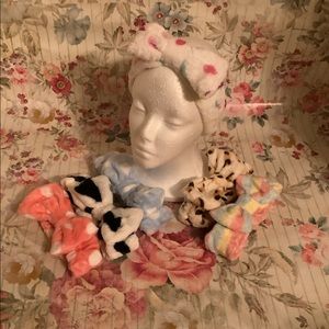 Spa Headband, Bow Hair Band Women Facial Makeup